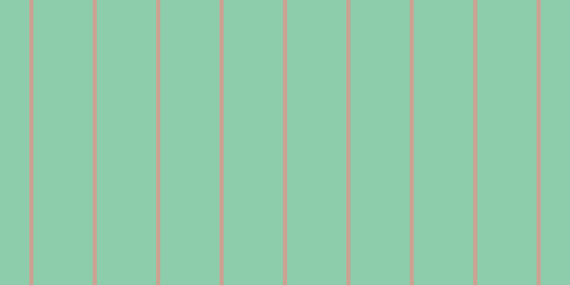 #8ecdac, #caa393 vertical lines, six pixels wide, eighty-three pixels apart