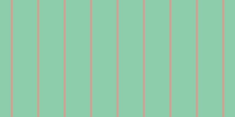 #8ecdac, #caa393 vertical lines, seven pixels wide, eighty-three pixels apart