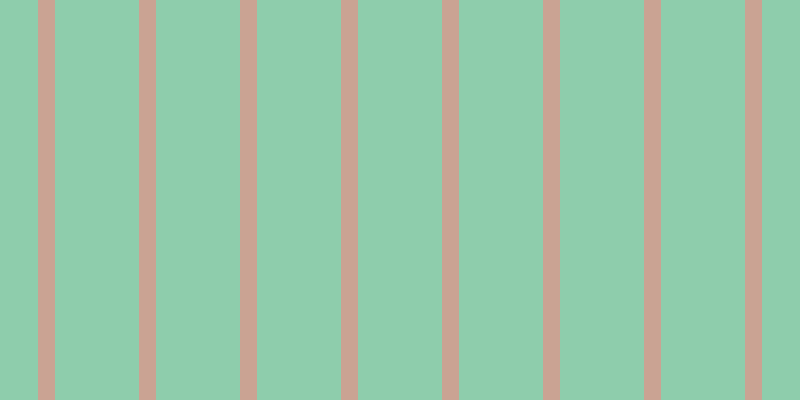 #8ecdac, #caa393 vertical lines, seventeen pixels wide, eighty-four pixels apart