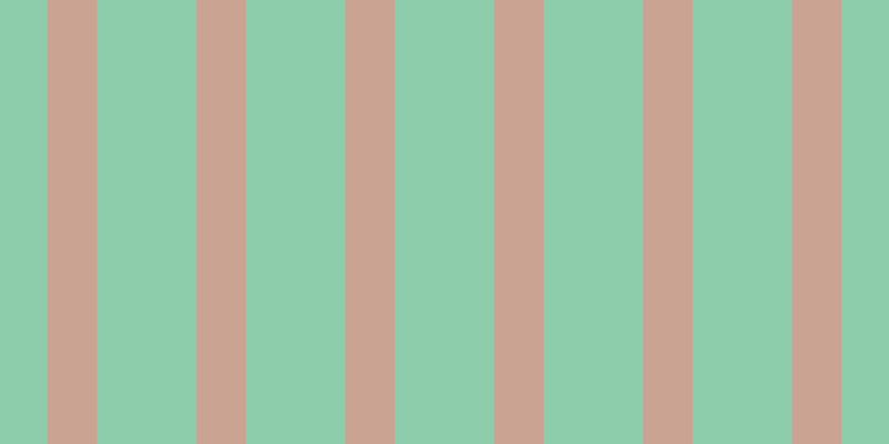 #8ecdac, #caa393 vertical lines, forty-five pixels wide, eighty-nine pixels apart