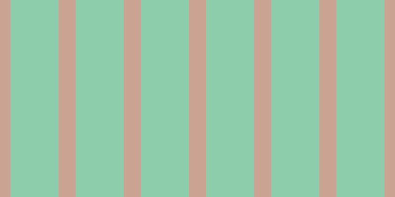 #8ecdac, #caa393 vertical lines, thirty-five pixels wide, ninety-seven pixels apart