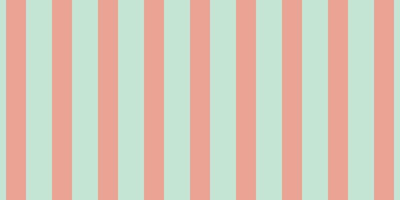#8ecdac (50%), #eba393 vertical lines, forty pixels wide, fifty-two pixels apart