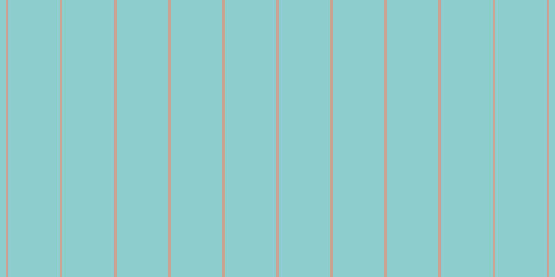 #8ecdcd, #caa393 vertical lines, four pixels wide, seventy-four pixels apart