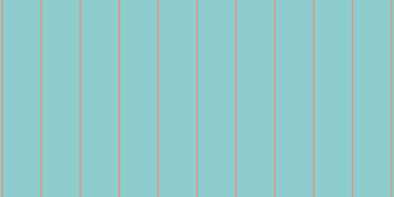 #8ecdcd, #caa393 vertical lines, four pixels wide, seventy-five pixels apart