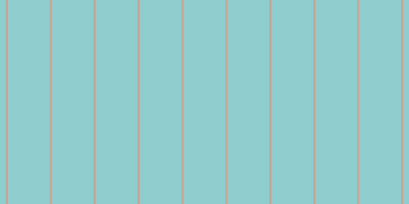 #8ecdcd, #caa393 vertical lines, four pixels wide, eighty-two pixels apart