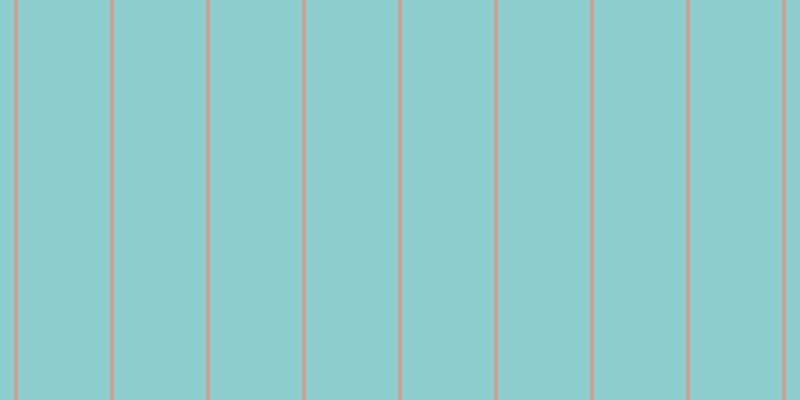 #8ecdcd, #caa393 vertical lines, four pixels wide, ninety-two pixels apart