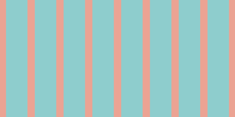 #8ecdcd, #eba393 vertical lines, twenty-five pixels wide, seventy-three pixels apart