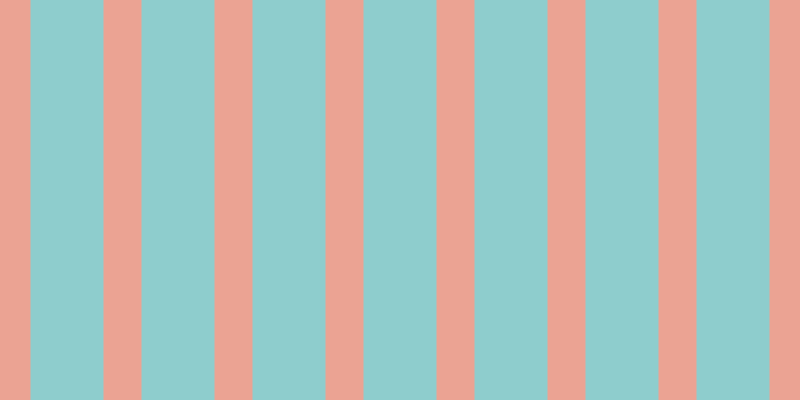 #8ecdcd, #eba393 vertical lines, thirty-eight pixels wide, seventy-three pixels apart