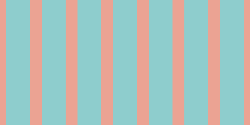 #8ecdcd, #eba393 vertical lines, thirty-eight pixels wide, seventy-six pixels apart