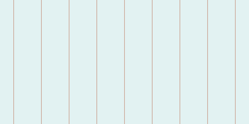 #8ecdcd (25%), #caa393 vertical lines, two pixels wide, eighty-seven pixels apart
