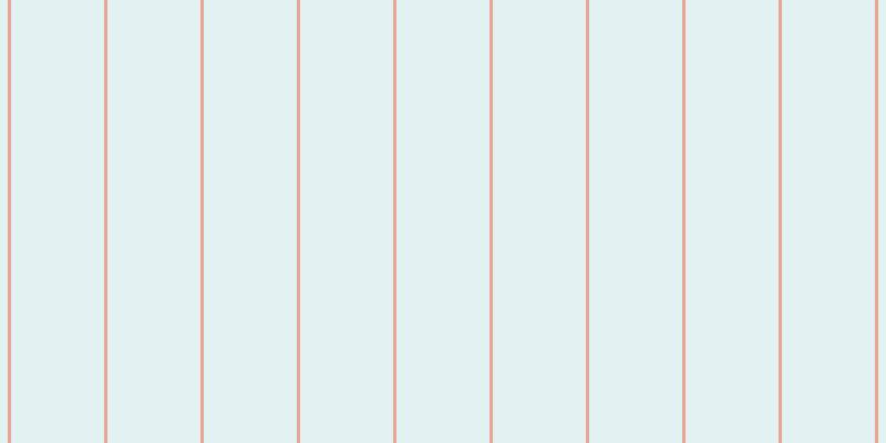 #8ecdcd (25%), #eba393 vertical lines, three pixels wide, eighty-four pixels apart