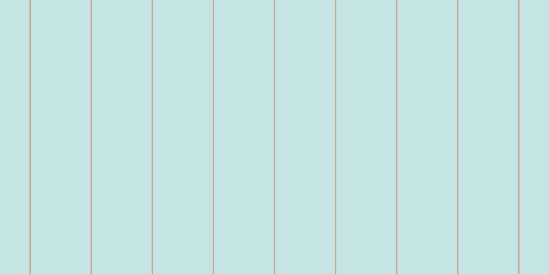 #8ecdcd (50%), #caa393 vertical lines, two pixels wide, eighty-seven pixels apart