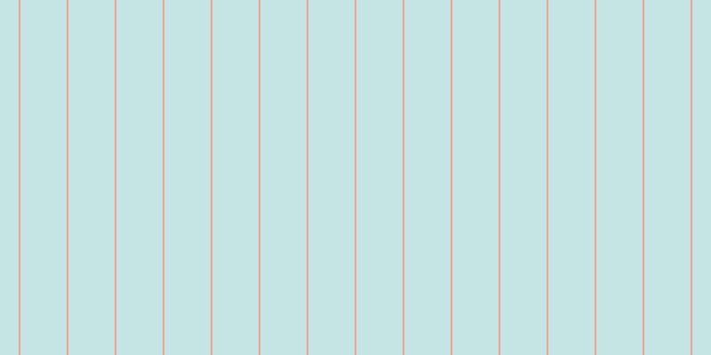 #8ecdcd (50%), #eba393 vertical lines, two pixels wide, fifty-two pixels apart