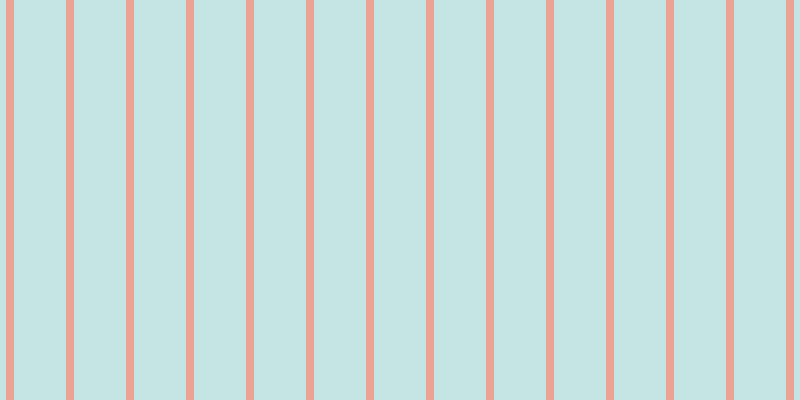 #8ecdcd (50%), #eba393 vertical lines, eight pixels wide, fifty-two pixels apart