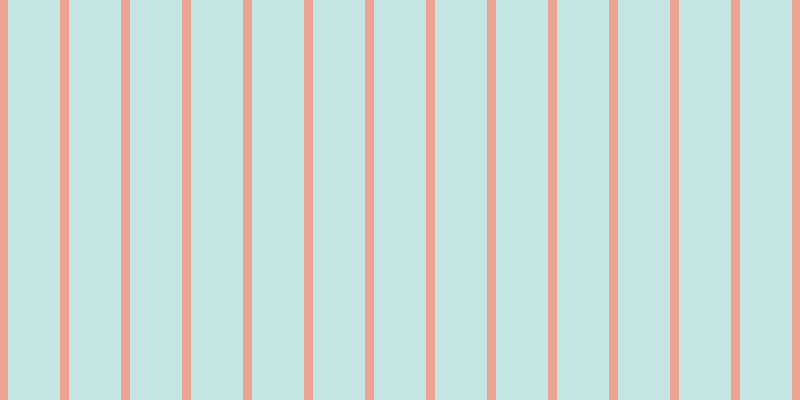 #8ecdcd (50%), #eba393 vertical lines, nine pixels wide, fifty-two pixels apart