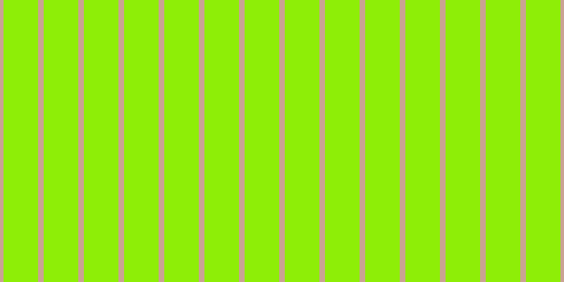 #8eee07, #caa393 vertical lines, eight pixels wide, forty-nine pixels apart