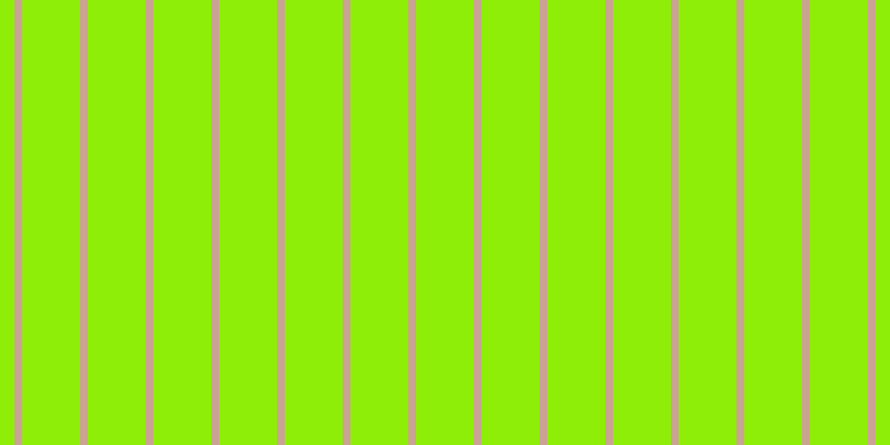 #8eee07, #caa393 vertical lines, seven pixels wide, fifty-two pixels apart