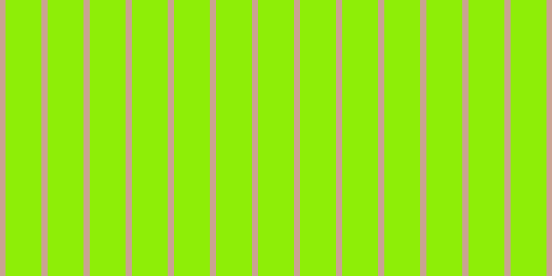 #8eee07, #caa393 vertical lines, nine pixels wide, fifty-two pixels apart
