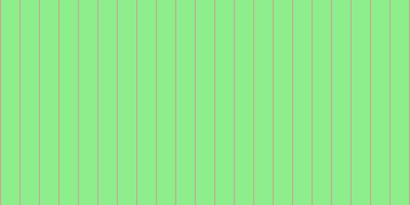 #8eee8b, #caa393 vertical lines, two pixels wide, thirty-six pixels apart