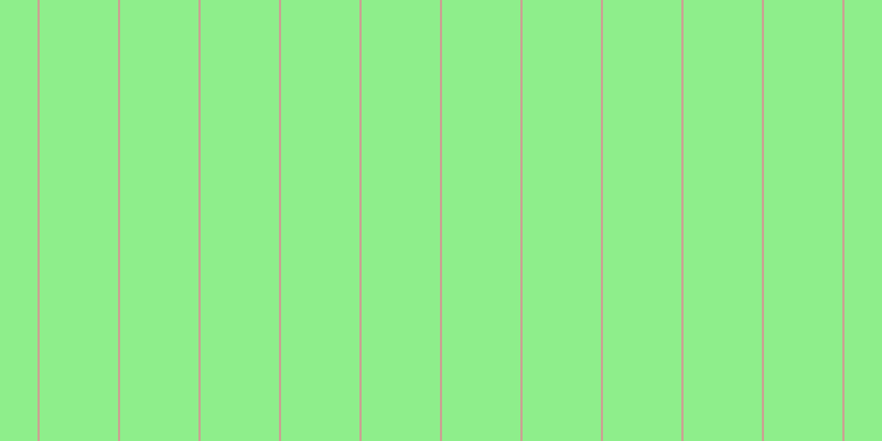 #8eee8b, #caa393 vertical lines, two pixels wide, seventy-one pixels apart