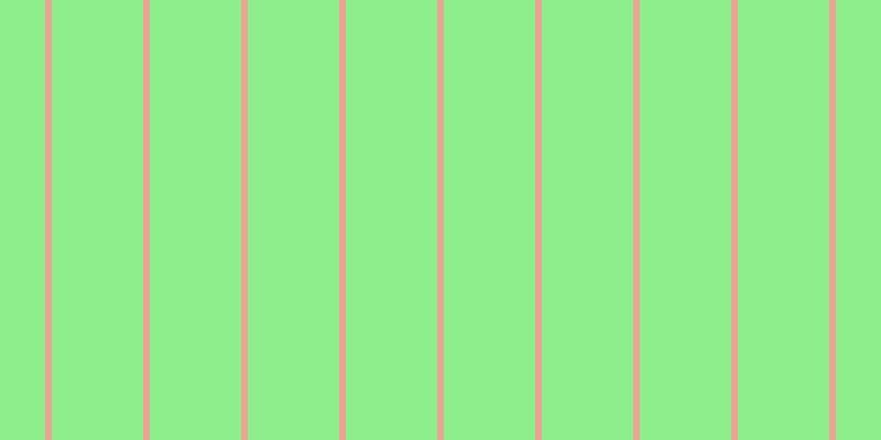 #8eee8b, #eba393 vertical lines, six pixels wide, eighty-three pixels apart