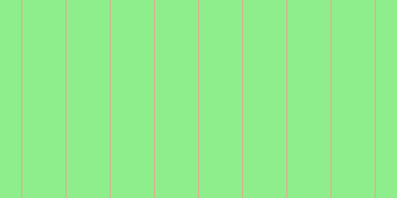 #8eee8b, #eba393 vertical lines, two pixels wide, eighty-seven pixels apart