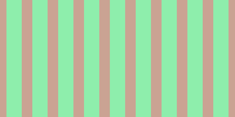 #8eeeac, #caa393 vertical lines, thirty-six pixels wide, fifty-two pixels apart