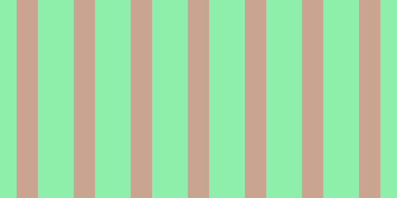 #8eeeac, #caa393 vertical lines, forty-three pixels wide, seventy-two pixels apart