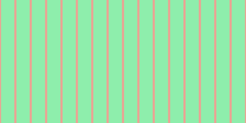 #8eeeac, #eba393 vertical lines, seven pixels wide, forty-three pixels apart