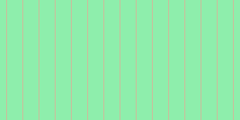 #8eeeac, #eba393 vertical lines, two pixels wide, fifty-two pixels apart