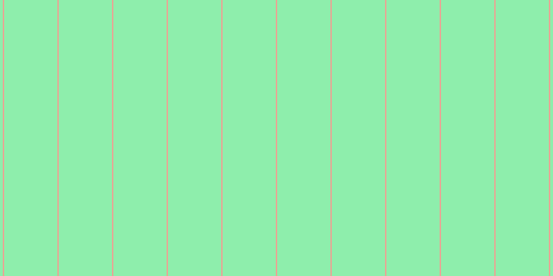 #8eeeac, #eba393 vertical lines, two pixels wide, seventy-seven pixels apart