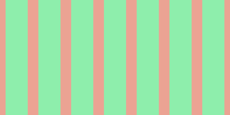 #8eeeac, #eba393 vertical lines, thirty-seven pixels wide, seventy-seven pixels apart