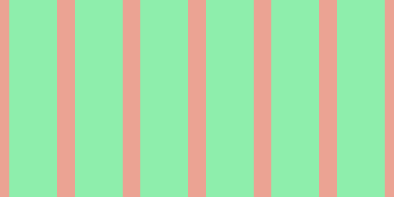 #8eeeac, #eba393 vertical lines, thirty-six pixels wide, ninety-seven pixels apart