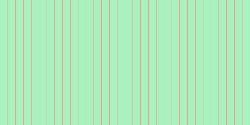 #8eeeac (75%), #eba393 vertical lines, two pixels wide, twenty-three pixels apart
