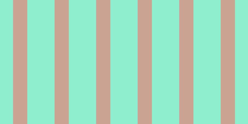 #8eeecd, #caa393 vertical lines, forty-six pixels wide, eighty-eight pixels apart