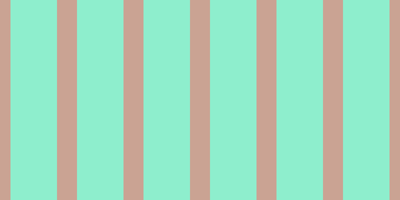 #8eeecd, #caa393 vertical lines, forty pixels wide, ninety-three pixels apart