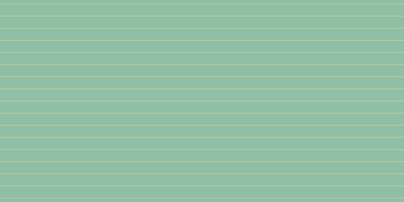 #8fbfa4, #dbd393 horizontal lines, one pixels wide, twenty-three pixels apart
