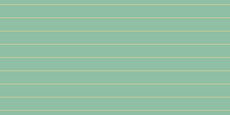#8fbfa4, #dbd393 horizontal lines, two pixels wide, forty-four pixels apart