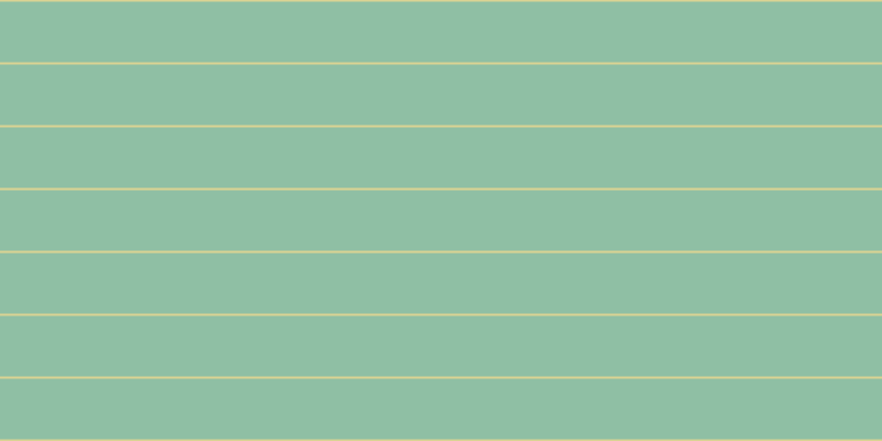 #8fbfa4, #dbd393 horizontal lines, two pixels wide, fifty-five pixels apart