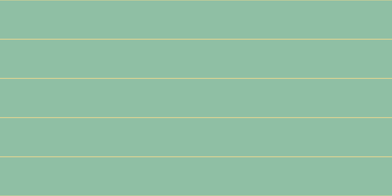 #8fbfa4, #dbd393 horizontal lines, two pixels wide, seventy-eight pixels apart
