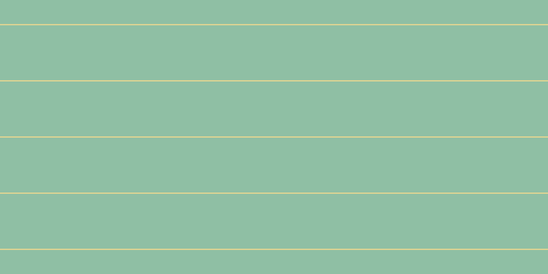 #8fbfa4, #dbd393 horizontal lines, two pixels wide, eighty pixels apart
