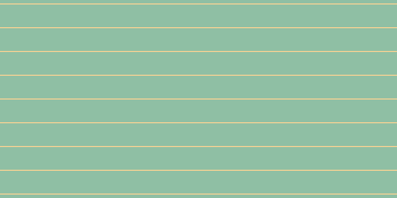 #8fbfa4, #fcd393 horizontal lines, two pixels wide, forty-six pixels apart