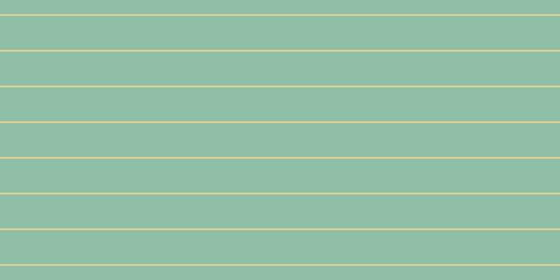 #8fbfa4, #fcd393 horizontal lines, two pixels wide, forty-nine pixels apart
