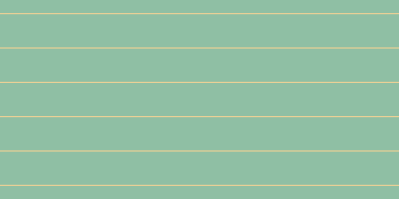#8fbfa4, #fcd393 horizontal lines, two pixels wide, sixty-seven pixels apart