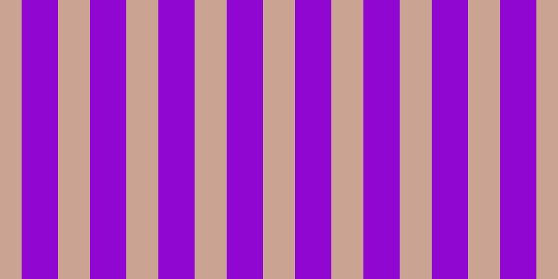 #9007d2, #caa393 vertical lines, forty-six pixels wide, fifty-two pixels apart