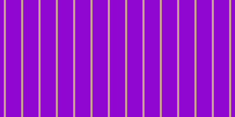 #9007d2, #caa393 vertical lines, seven pixels wide, fifty-two pixels apart