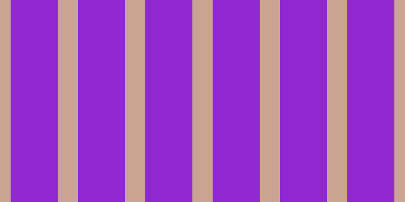 #9028d2, #caa393 vertical lines, forty pixels wide, ninety-three pixels apart
