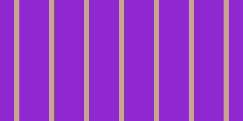 #9028d2, #caa393 vertical lines, eighteen pixels wide, ninety-seven pixels apart