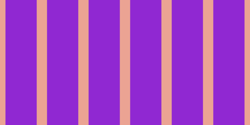 #9028d2, #eba393 vertical lines, thirty-three pixels wide, one hundred pixels apart