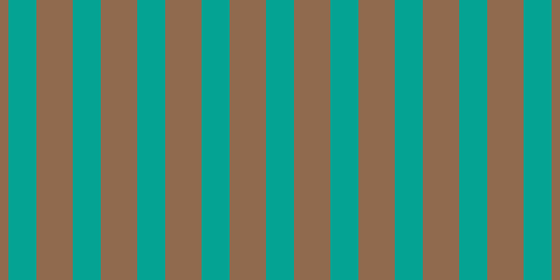 #906a4e, #04a393 vertical lines, forty pixels wide, fifty-two pixels apart